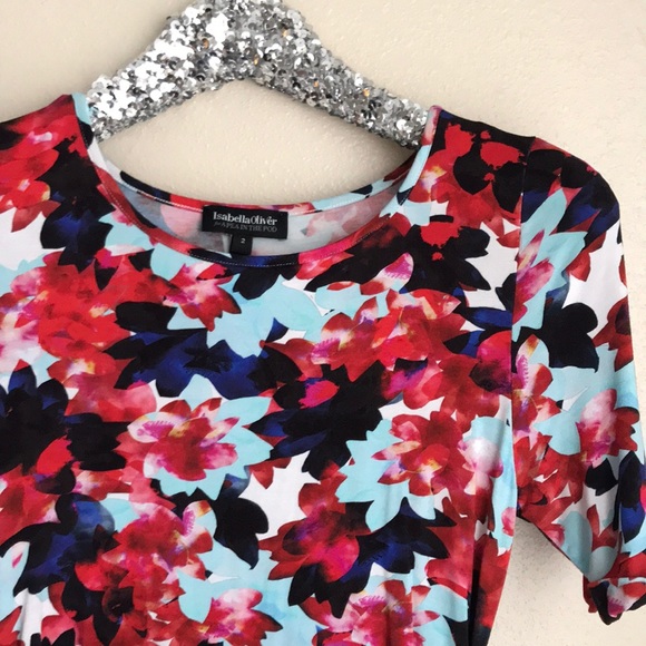 Floral Maternity Dress - Picture 1 of 6